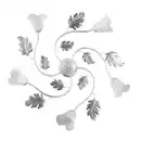 Bild 1 von Deckenleuchte Marilena Weiß/Silber max. 6 Watt Deckenlampe, Silberfarben, Weiß