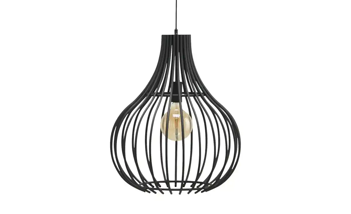 Bild 1 von Pendelleuchte   ¦ schwarz ¦ Maße (cm): H: 50  Ø: 50.0 Lampen & Leuchten > Innenleuchten > Pendelleuchten - Möbel Kraft