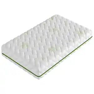 P & B Wendematratze Aloe Soft, Grün, Weiß, Textil, H2 + H3, 100x200 cm, Made in EU, Über- und Sondergrößen erhältlich, Bezug abnehmbar/waschbar, wendbar, Massagewirkung, Härtegradauswahl für