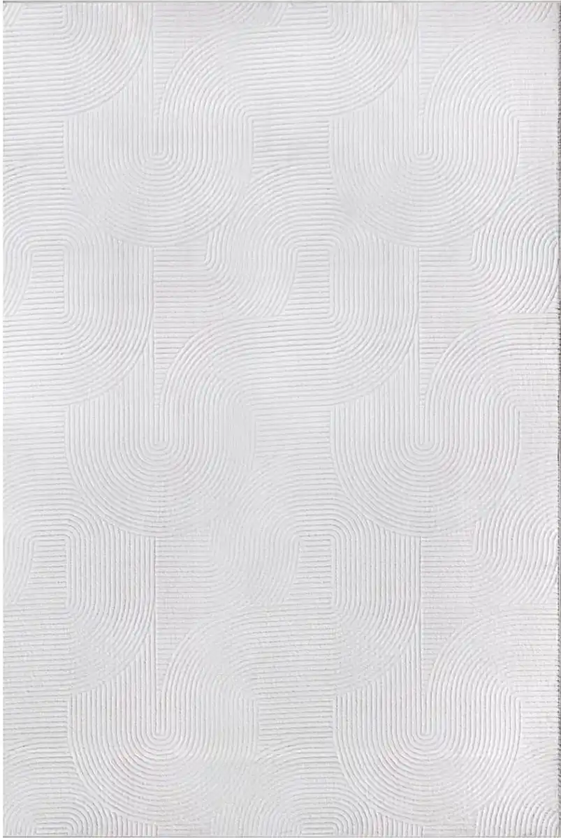 Bild 1 von Webteppich Stilo Weiß ca. 120x160cm, Weiß