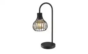 Tischleuchte ¦ schwarz ¦ Maße (cm): B: 25 H: 48 T: 16.0 Lampen & Leuchten > Innenleuchten > Tischlampen - Möbel Kraft