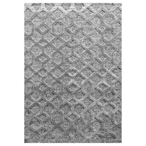 Webteppich Pisa 4702 Grau ca. 240x340cm, Grau