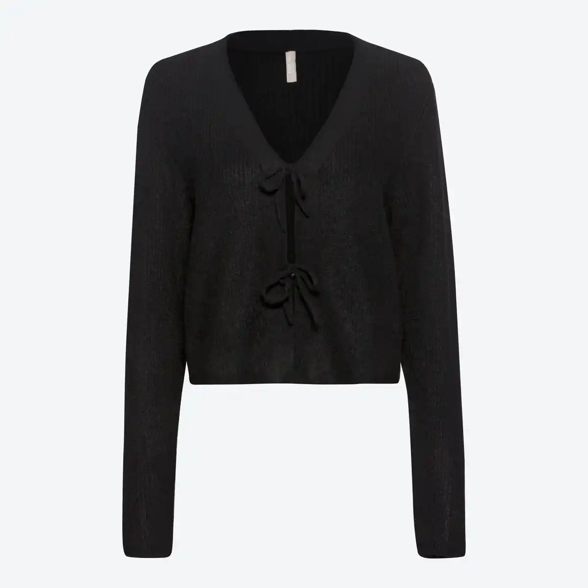 Bild 1 von Damen-Strickjacke mit Bindebändern