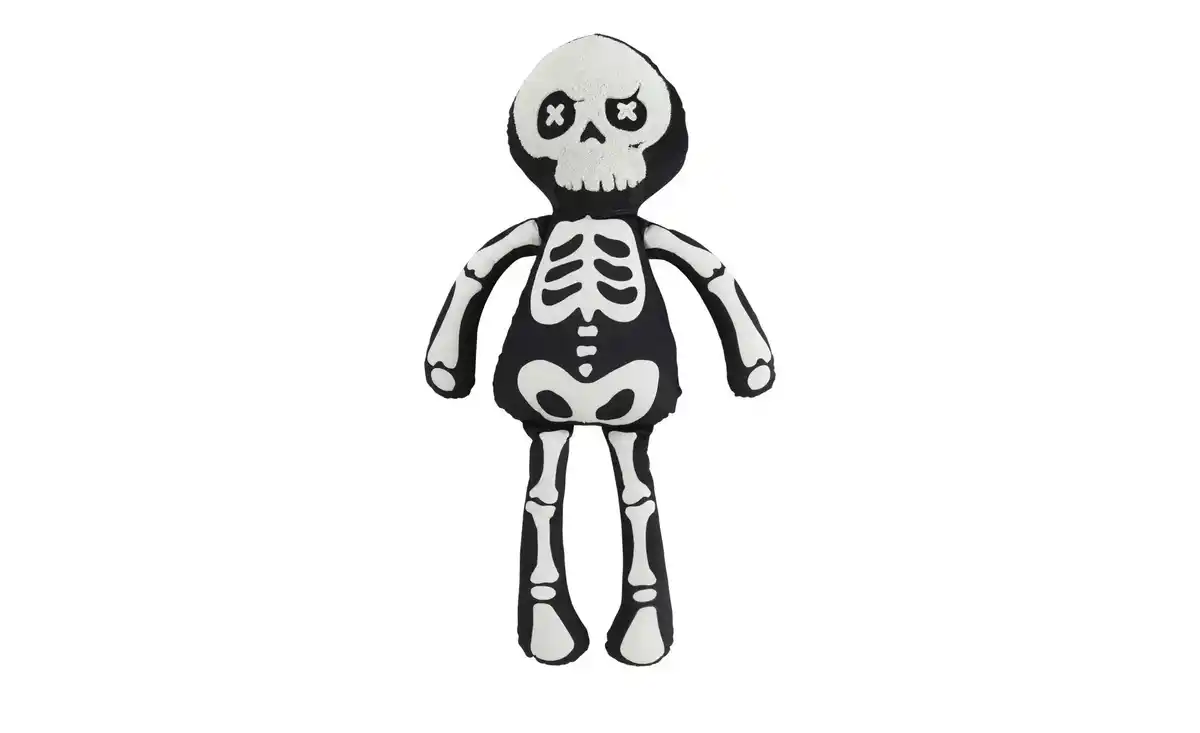 Bild 1 von Kissen  Skelett ¦ schwarz ¦ Maße (cm): B: 36 Heimtextilien > Kissen > Dekokissen - Möbel Kraft