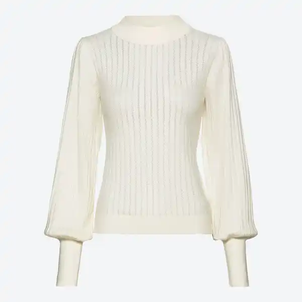 Bild 1 von Damen-Pullover mit Ajourmuster
