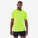 Bild 1 von KIPRUN Laufshirt kurzarm Herren nahtlos - Run 500 Komfort neongrün