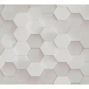 Fototapete, Hellgrau, geometrisch, 52x250 cm, Tapeten & Wandverkleidungen, Fototapeten