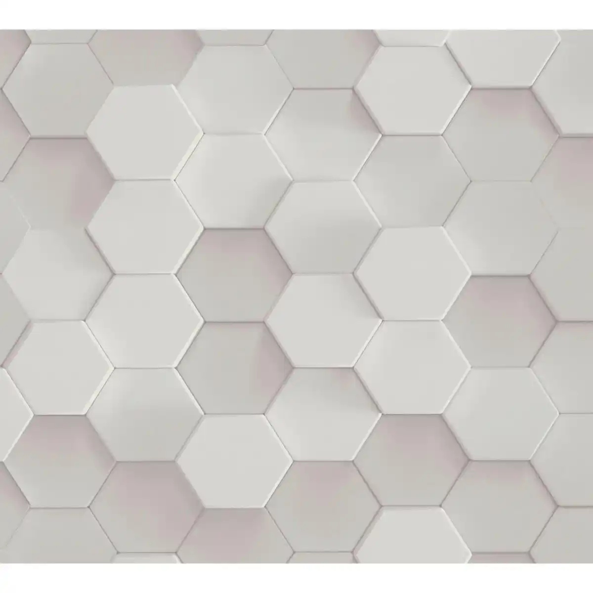 Bild 1 von Fototapete, Hellgrau, geometrisch, 52x250 cm, Tapeten & Wandverkleidungen, Fototapeten