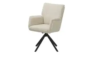 Gray & Jones Armlehnstuhl drehbar Jacky ¦ beige ¦ Maße (cm): B: 63,5 H: 92 T: 68.3 Stühle > Esszimmerstühle - Möbel Kraft