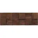 Bild 1 von Wandverkleidung Teak Classic Cube, Dunkelbraun, Holz, Teakholz, Holz, 18.4x2x55.2 cm, Küchen, Küchenausstattung, Küchenrückwände