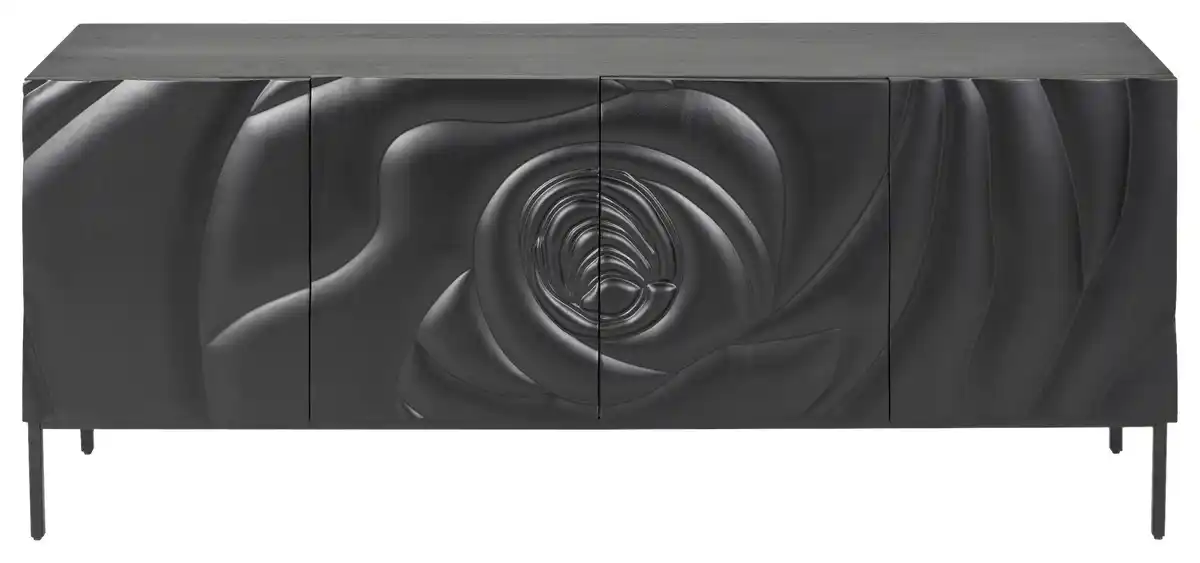 Bild 1 von Sideboard Black Rose Schwarz, Schwarz