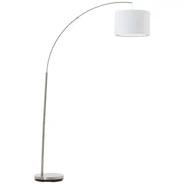 Bild 1 von Bogenleuchte Clarie max. 60 Watt, Silberfarben