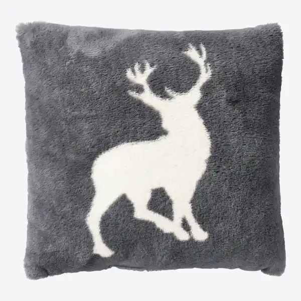 Bild 3 von Dekokissen mit Hirsch-Motiv