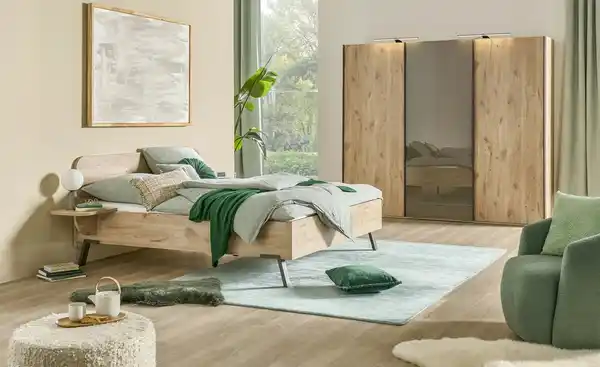 Bild 1 von Primo Schlafzimmer   ¦ holzfarben Komplett-Schlafzimmer - Möbel Kraft