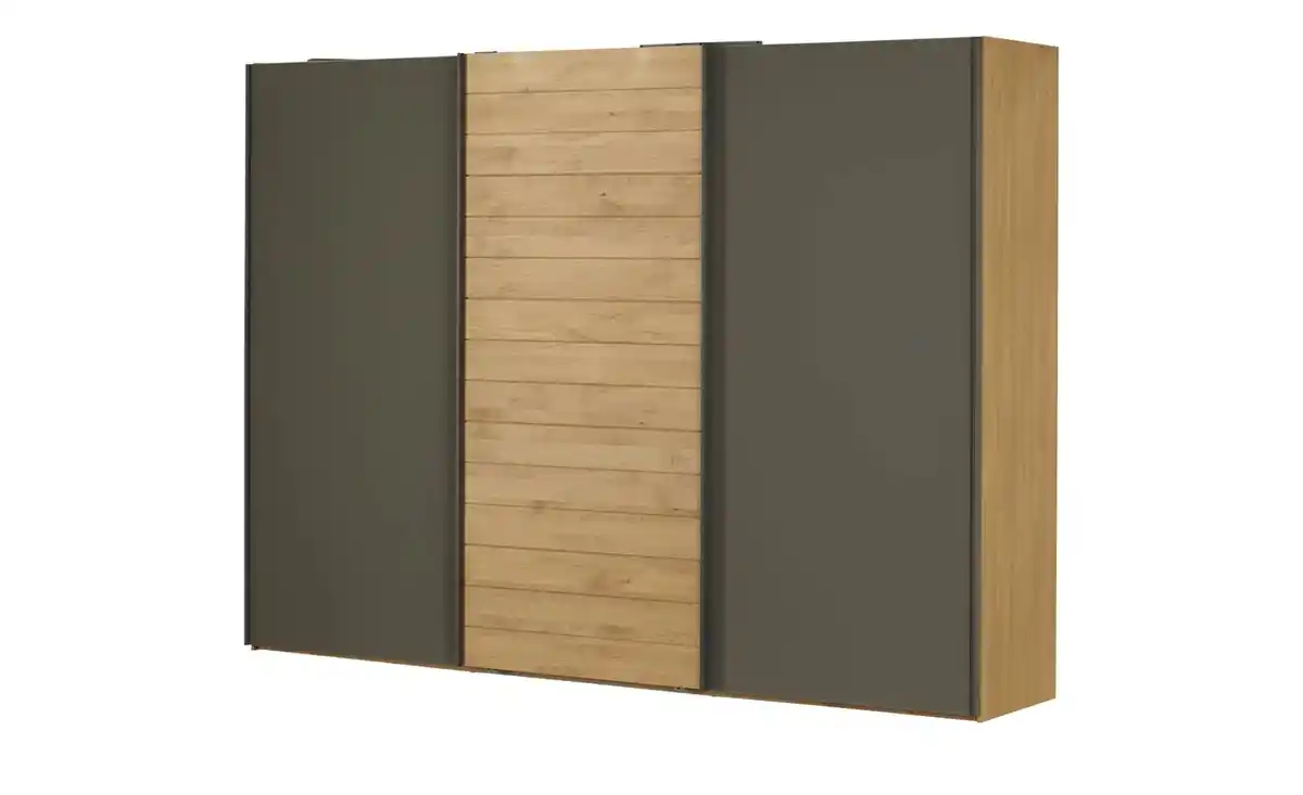 Bild 1 von Wohnwert Schwebetürenschrank teilmassiv  ¦ holzfarben ¦ Maße (cm): B: 250 H: 217 T: 67.0 Komplett-Schlafzimmer - Möbel Kraft