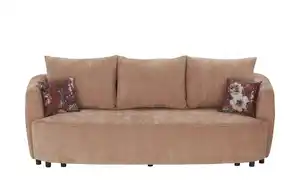 smart Big Sofa  Riselle ¦ rosa/pink ¦ Maße (cm): B: 237 H: 75 T: 107.0 Polstermöbel > Sofas > 3-Sitzer - Möbel Kraft