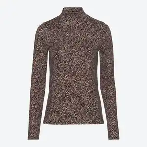 Damen-Langarmshirt mit Stehkragen