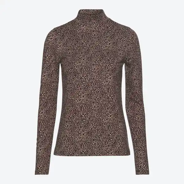 Bild 1 von Damen-Langarmshirt mit Stehkragen