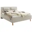 Bild 1 von Schöner Wohnen Polsterbett Madrid, Beige, Textil, Esche, massiv, 180x200 cm, Reach, gepolstertes Kopfteil, Schlafzimmer, Betten, Polsterbetten
