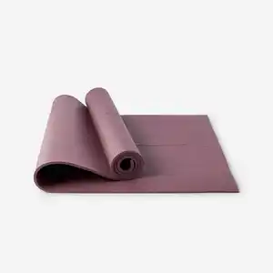 KIMJALY Yogamatte für sanftes Yoga rutschfest Komfort 8 mm - bordeaux