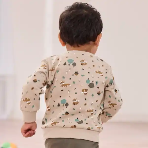 Bild 4 von Baby-Jungen-Sweatshirt mit hohem Baumwollanteil, 2er-Set