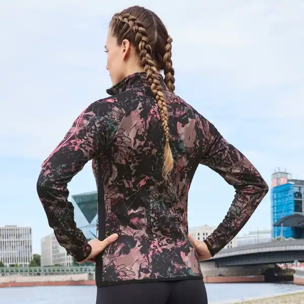 Bild 4 von Damen-Trainingsjacke mit Stehkragen