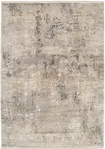 Webteppich Avignon Grau ca. 140x200cm, Grau, Hellgrau, Dunkelgrau