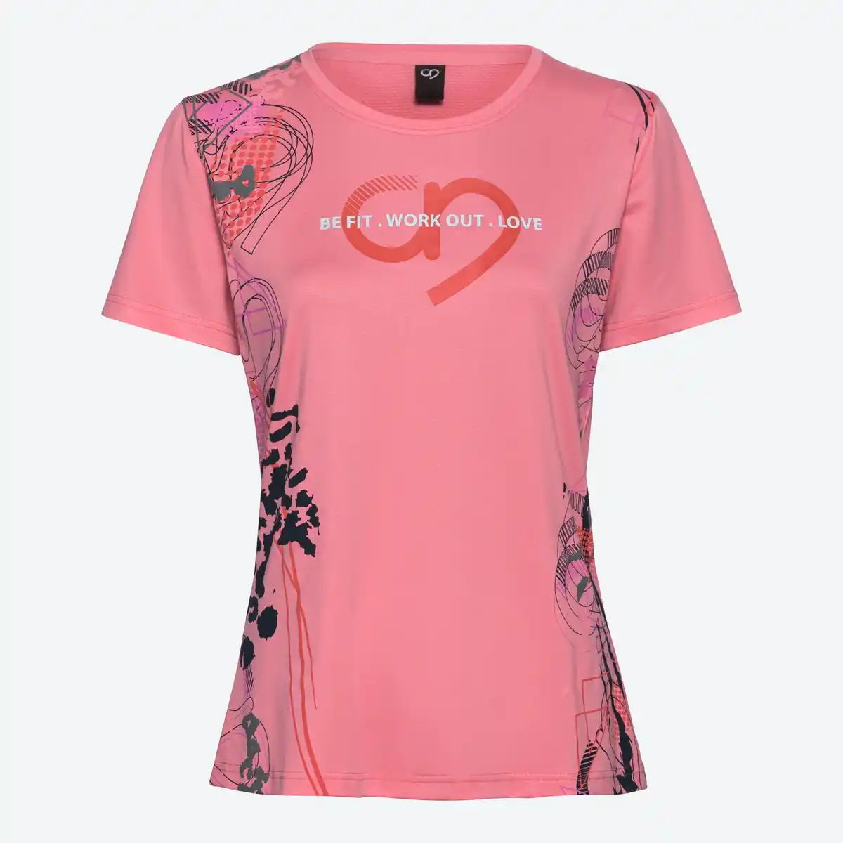 Bild 3 von Damen-Funktions-T-Shirt mit Rundhalsausschnitt