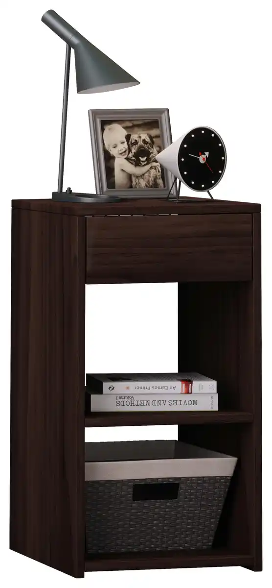 Bild 1 von Nachtkästchen in Walnussfarbe Sledo Maxi, Walnussfarben