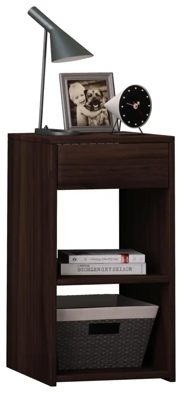 Bild 1 von Nachtkästchen in Walnussfarbe Sledo Maxi, Walnussfarben