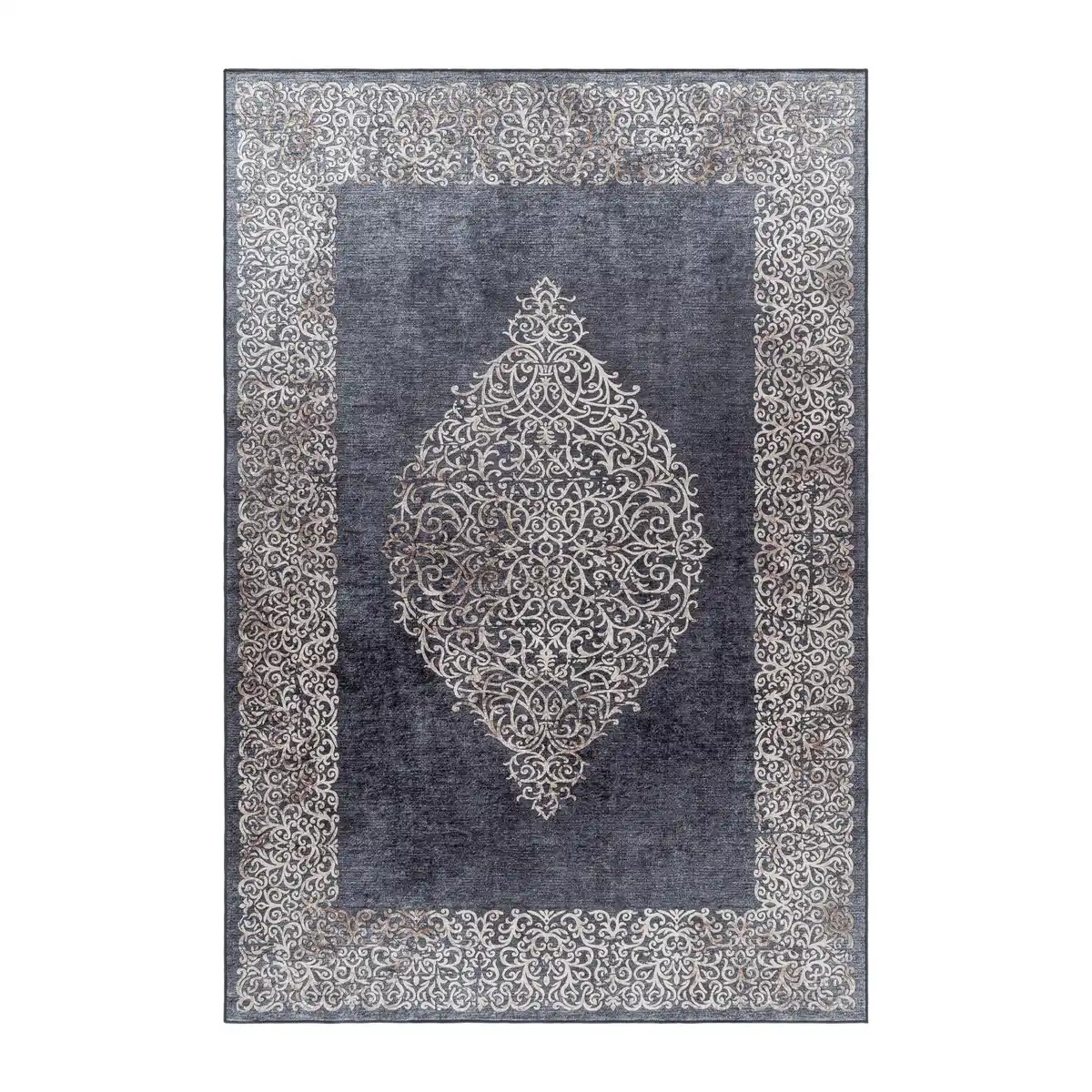 Bild 1 von Flachwebeteppich Fiesta Schwarz ca. 160x230cm, Schwarz