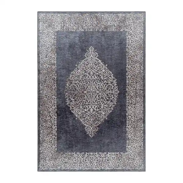 Bild 1 von Flachwebeteppich Fiesta Schwarz ca. 160x230cm, Schwarz