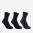 Bild 1 von DECATHLON Tennissocken RS 160 High Kinder 3er-Pack schwarz/grau