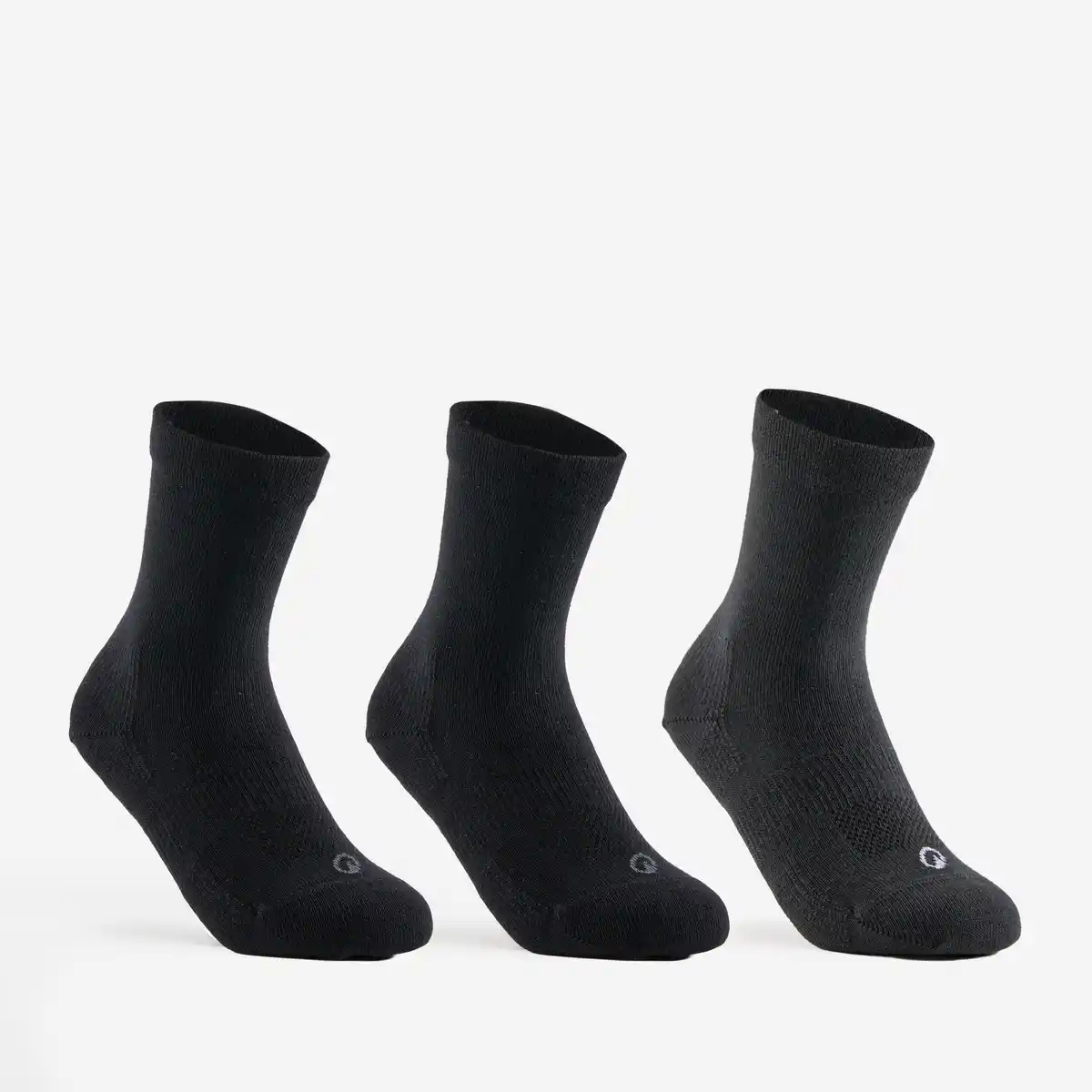 Bild 1 von DECATHLON Tennissocken RS 160 High Kinder 3er-Pack schwarz/grau