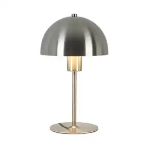 Tischleuchte Musch Nickelfarben max. 25 Watt, Nickelfarben