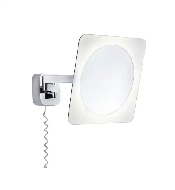 Bild 1 von LED-Wandleuchte Bela in Weiß/Chromfarben max. 5,7 W Wandlampe, Weiß, Chromfarben