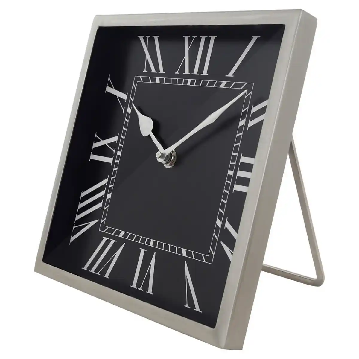 Bild 1 von Kayoom Tischuhr, Schwarz, Silber, Metall, 3x21x21 cm, Dekoration, Uhren, Tischuhren