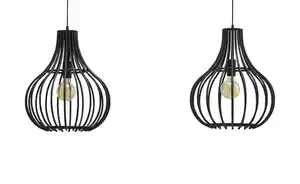 Pendelleuchte   ¦ schwarz ¦ Maße (cm): B: 120 H: 50 T: 40.0 Lampen & Leuchten > Innenleuchten > Pendelleuchten - Möbel Kraft