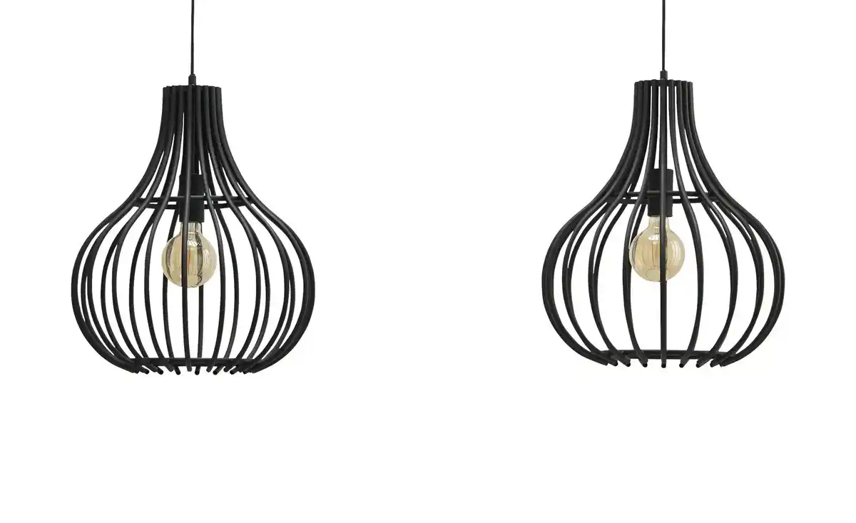 Bild 1 von Pendelleuchte   ¦ schwarz ¦ Maße (cm): B: 120 H: 50 T: 40.0 Lampen & Leuchten > Innenleuchten > Pendelleuchten - Möbel Kraft