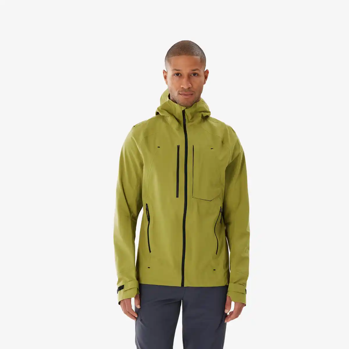 Bild 1 von QUECHUA Regenjacke Herren wasserdicht leicht - MH900 khaki