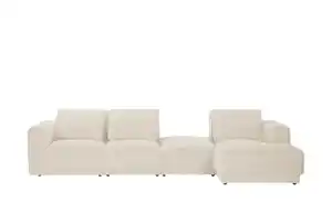 Twist Ecksofa in modernem Breitcord Torrino ¦ creme ¦ Maße (cm): B: 372 H: 95 T: 173.0 Polstermöbel > Sofas > Ecksofas - Möbel Kraft