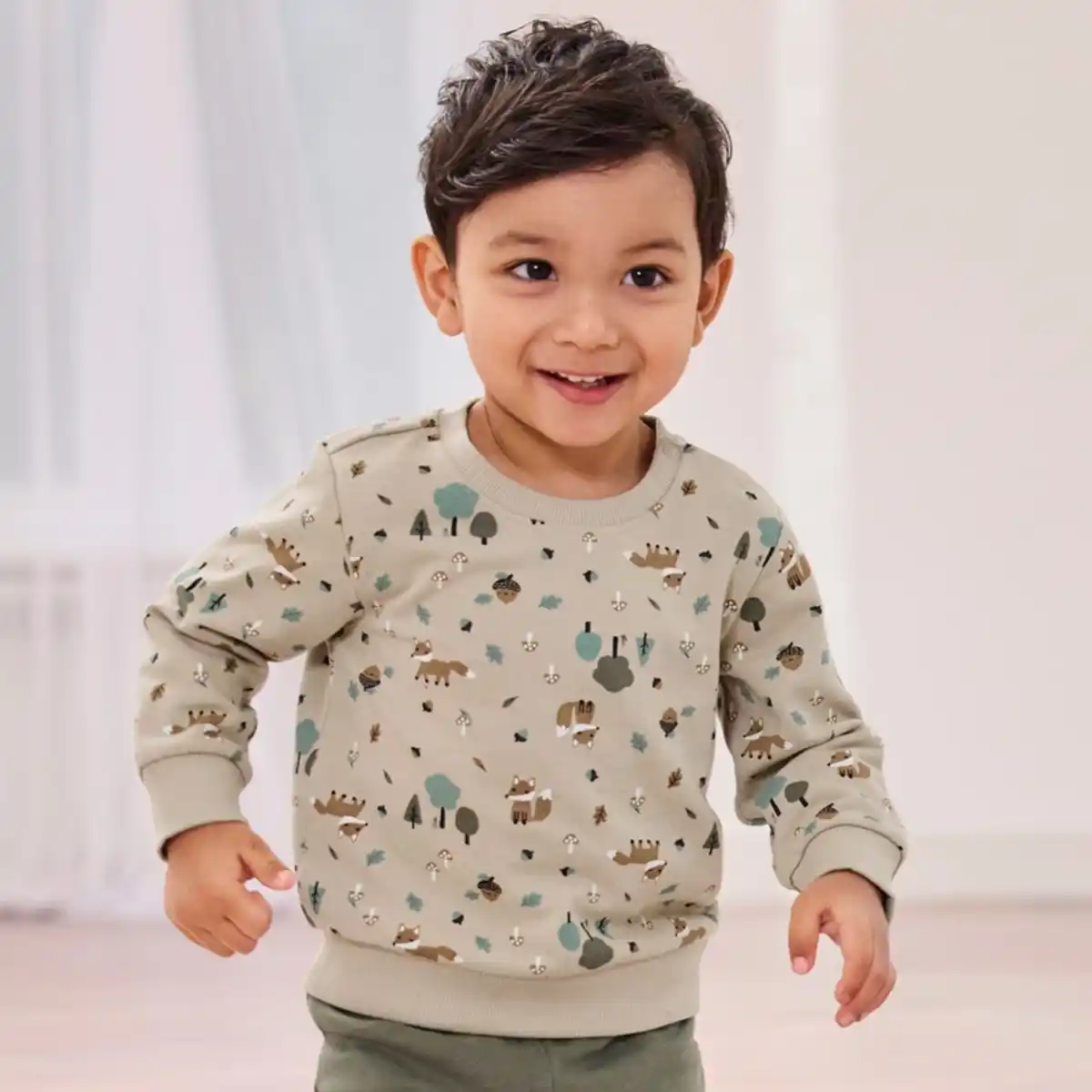 Bild 2 von Baby-Jungen-Sweatshirt mit hohem Baumwollanteil, 2er-Set