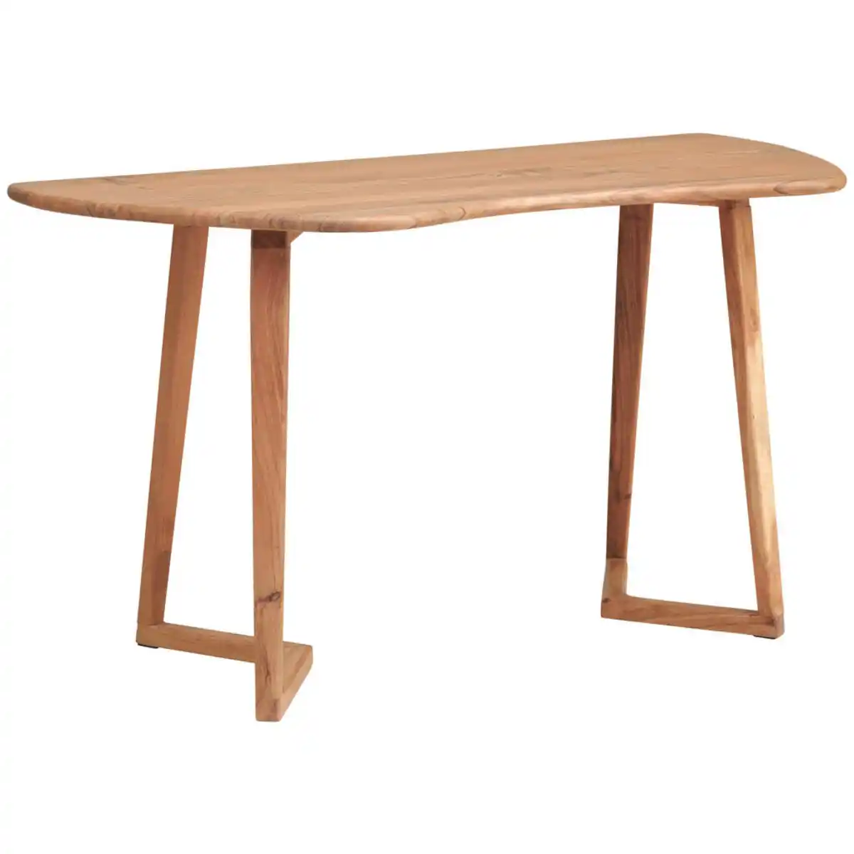 Bild 1 von Mid.you Schreibtisch, Natur, Holz, Akazie, massiv, Holz, organisch, 140x76x65 cm, Arbeitszimmer, Schreibtische, Bürotische