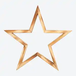 Deko-Stern in geflammtem Design