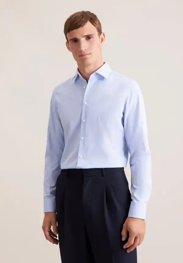 Bild 1 von seidensticker Businesshemd Slim Slim Langarm Kentkragen Karo