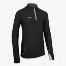 Bild 1 von KIPSTA Kinder Fußball Sweatshirt mit Reißverschluss - VIRALTO schwarz/lila