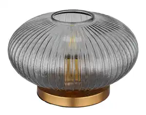 Tischleuchte Normy in Grau max. 60 Watt, Grau