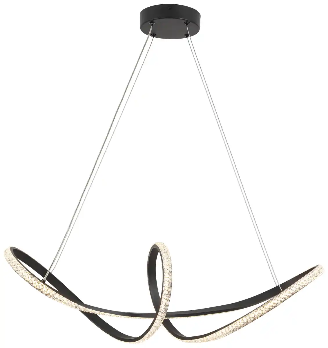 Bild 1 von LED-Hängeleuchte in Schwarz max. 33 Watt, Schwarz