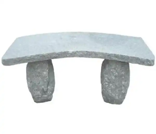 Bild 1 von Dehner Granit-Gartenbank, gebogen, 2-Sitzer