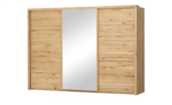 Bild 1 von smart Schwebetürenschrank  3-türig   ¦ holzfarben ¦ Maße (cm): B: 284 H: 204 T: 69.0 Schränke > Kleiderschränke > Schwebetürenschränke - Möbel Kraft